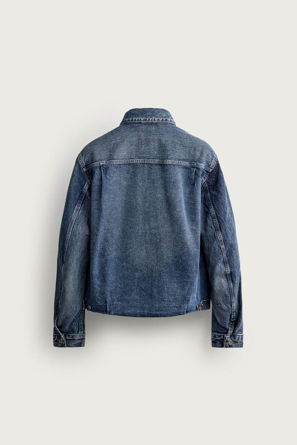 ZARA ДЖИНСОВАЯ КУРТКА TRUCKER 2026 TANAKA NY TYO LTD.©, ВЫЦВЕТШИЙ СИНИЙ