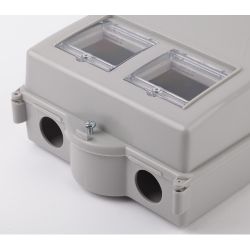 Корпус пластиковый навесной ЭРА ЩУРн-П 3/8 (КДЕ-З) (485х240х140) IP54 серый | Корпуса пластиковые учетно-распределительные