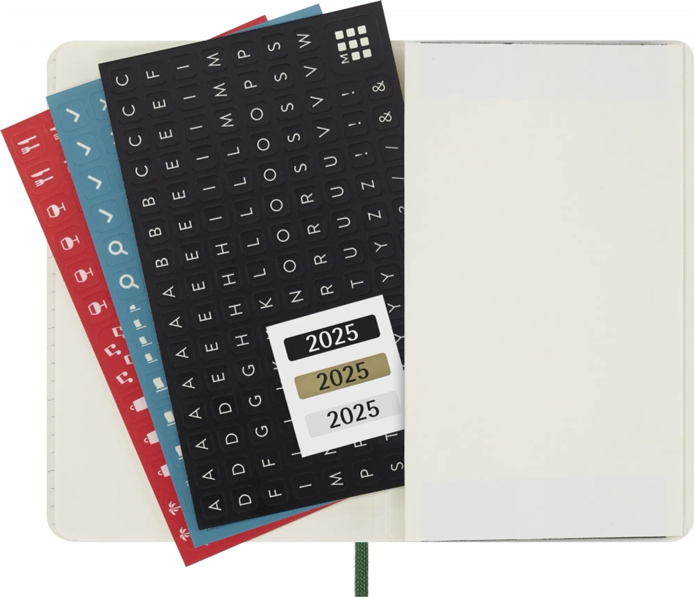 Еженедельник Moleskine Classic Soft (DSK1512WN2) 9х14см мягкая обложка зеленый