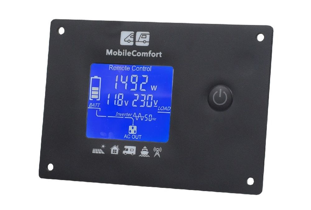 Инвертор с зарядным устройством MobileComfort S3012-BC, чистый синус, 3000Вт, 12В