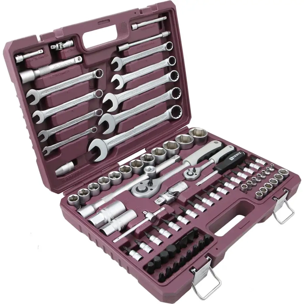 Набор инструмента универсальный 1/4", 1/2"DR, 82 предмета THORVIK UTS0082