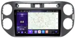 Магнитола для Volkswagen Tiguan 2011-2017 (рамка серая) - Kuberg OL-9908-2 QLed+2K, Android 12, Быстрая, CarPlay, 4G SIM-слот