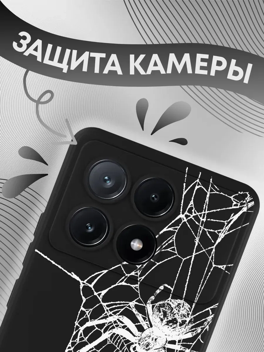 Чехол Xiaomi Poco X6 Pro с принтом