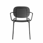 Кресло металлическое Scab Design Si-Si Dots, антрацит