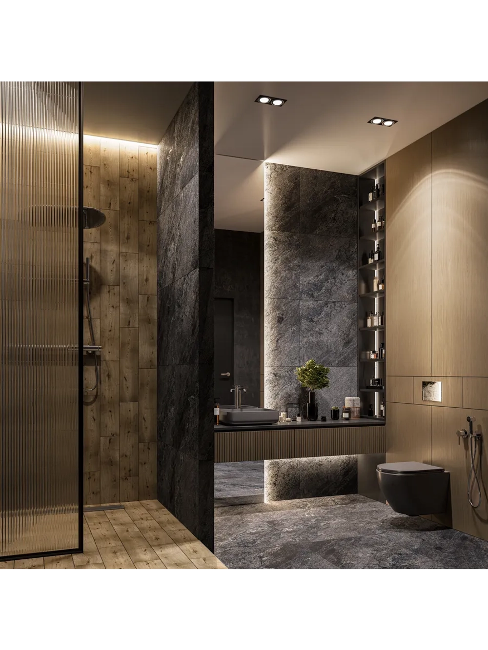 Керамогранит CULTO QUARTZSTONE ANTRACITE 60*60