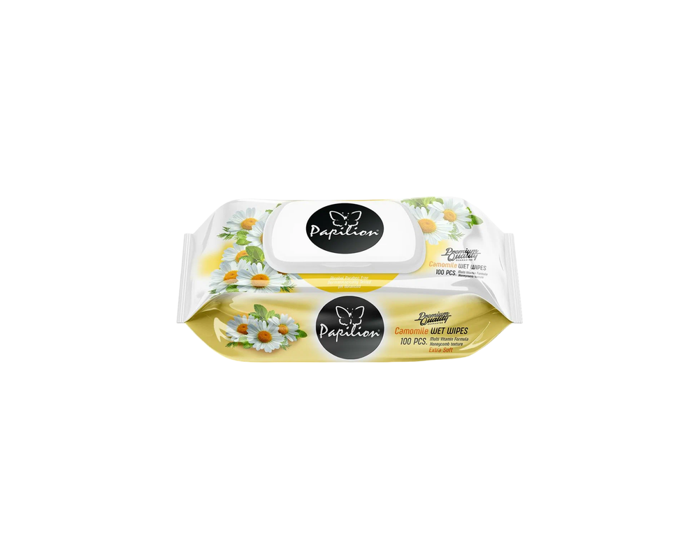 Салфетки Влажные Papilion Chamomile Ромашка 100шт