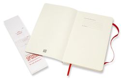 Блокнот Moleskine Classic Soft Pocket 90x140мм 192стр нелинованный мягкая обложка красный (QP613F2)