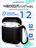 Чехол для Airpods 1/2 Gurdini прорезиненный soft touch Черный