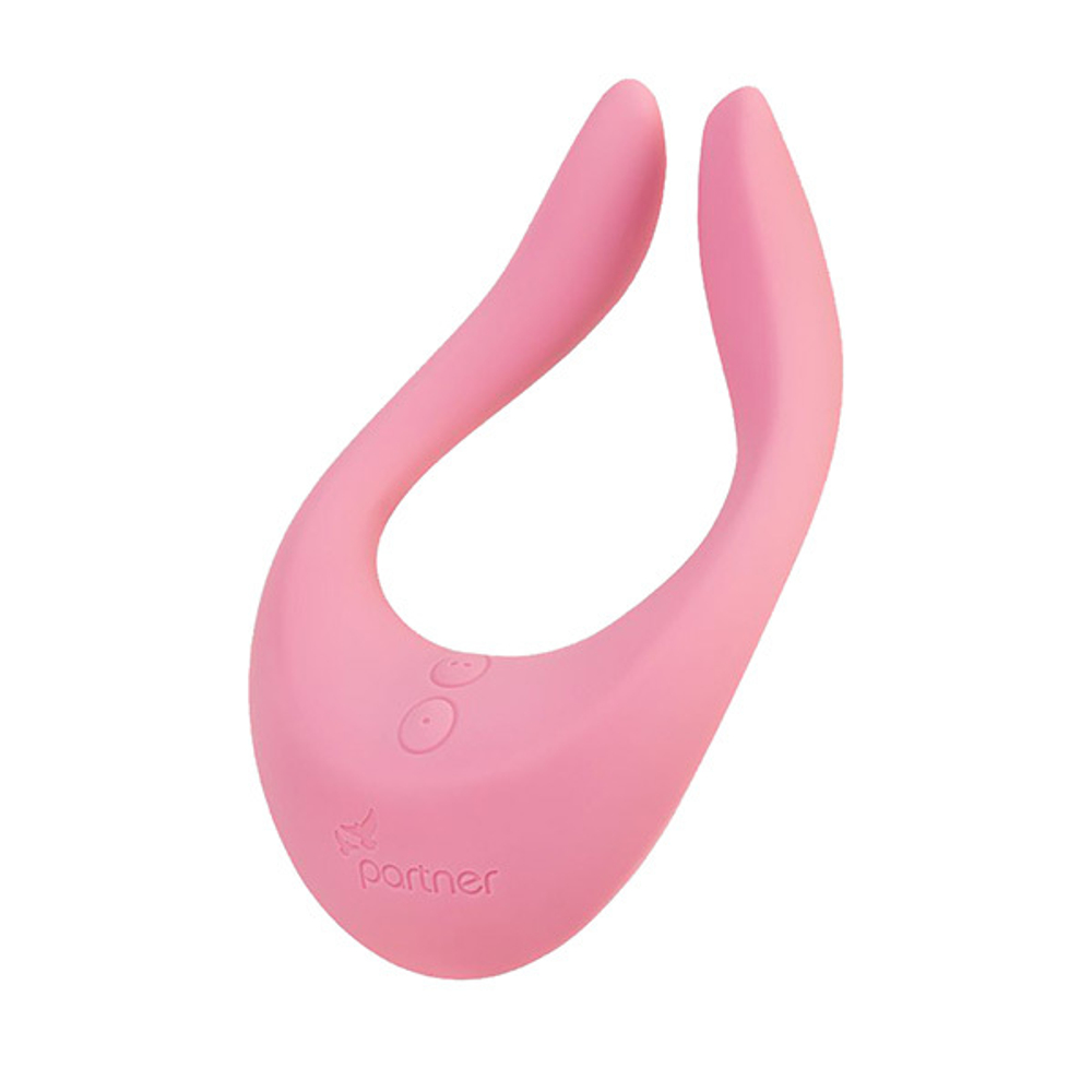 Розовый многофункциональный стимулятор для пар Satisfyer Endless Joy