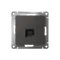 Розетка компьютерная RJ45 кат. Systeme Electric AtlasDesign Базальт ATN001486