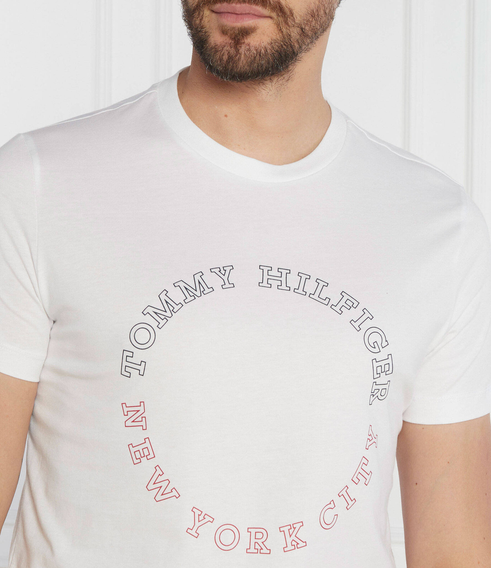 Футболка MONOTYPE ROUNDLE Tommy Hilfiger - белый(MW0MW32602)