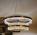 Люстра Saturno by Baroncelli 2 ( 70 + 47 см )