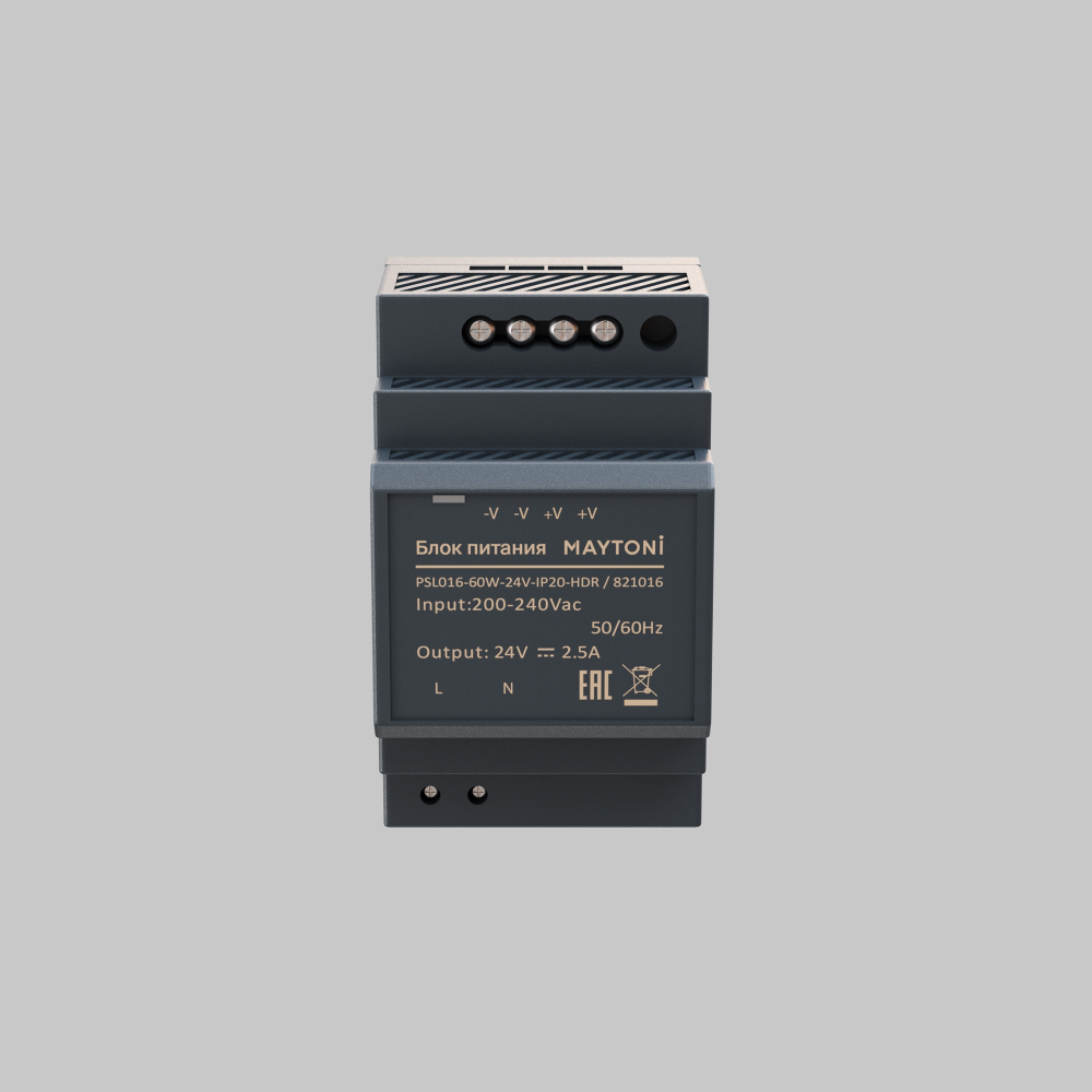 Блок питания Maytoni PSL016 24В 60Вт IP20 821016