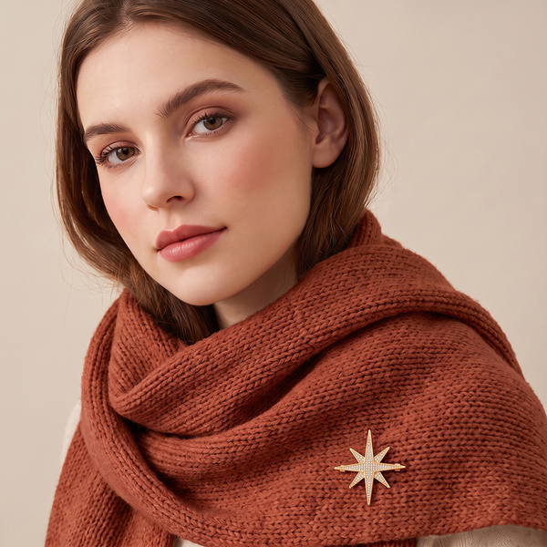 Брошь Fiore Luna Superstar золотая FBB00549-02 G