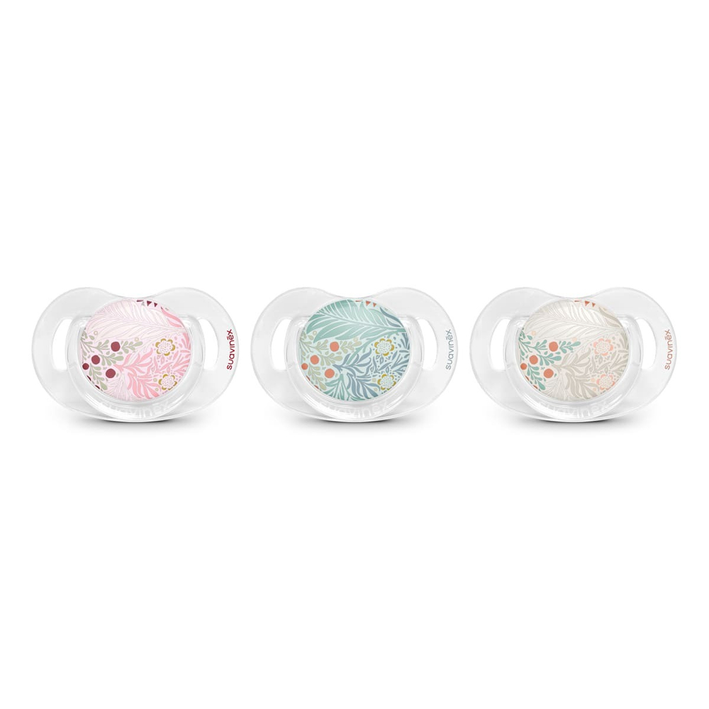 Пустышка физиологическая Suavinex 18+ мес, бежевая