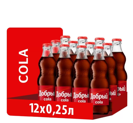 Добрый "Кола" 0,250 л. с/т. (12 шт. в упаковке)