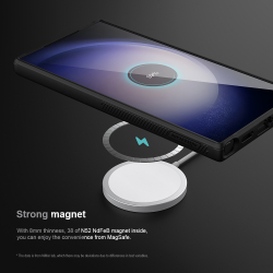 Чехол с поддержкой MagSafe от Nillkin из арамидного карбона (кевлар) для Samsung Galaxy S24 Ultra, серия CarboProp Magnetic