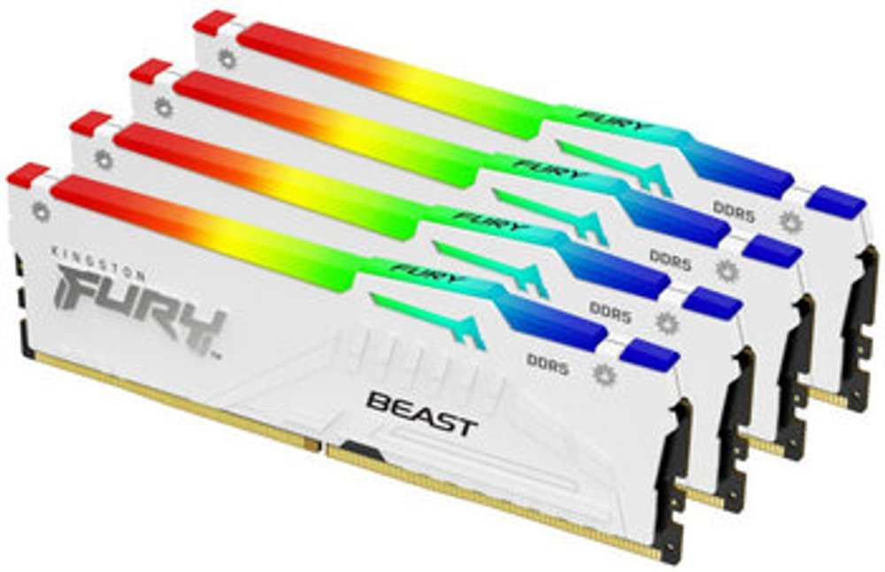 Оперативная память KINGSTON FURY Beast DDR5 128GB 5600MHz CL40 KF556C40BWAK4-128