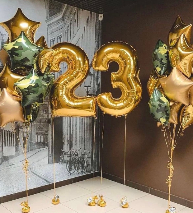Шары на дембель и 23 февраля №23