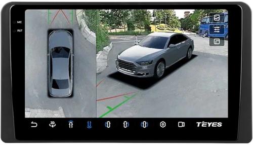 Магнитола для Honda Stepwgn 6 2022+ - Teyes CC3-2K-360 монитор 10.36" 2K QLED на Android 10, Быстрая, CarPlay, 4G SIM-слот, 4 камеры в комплекте