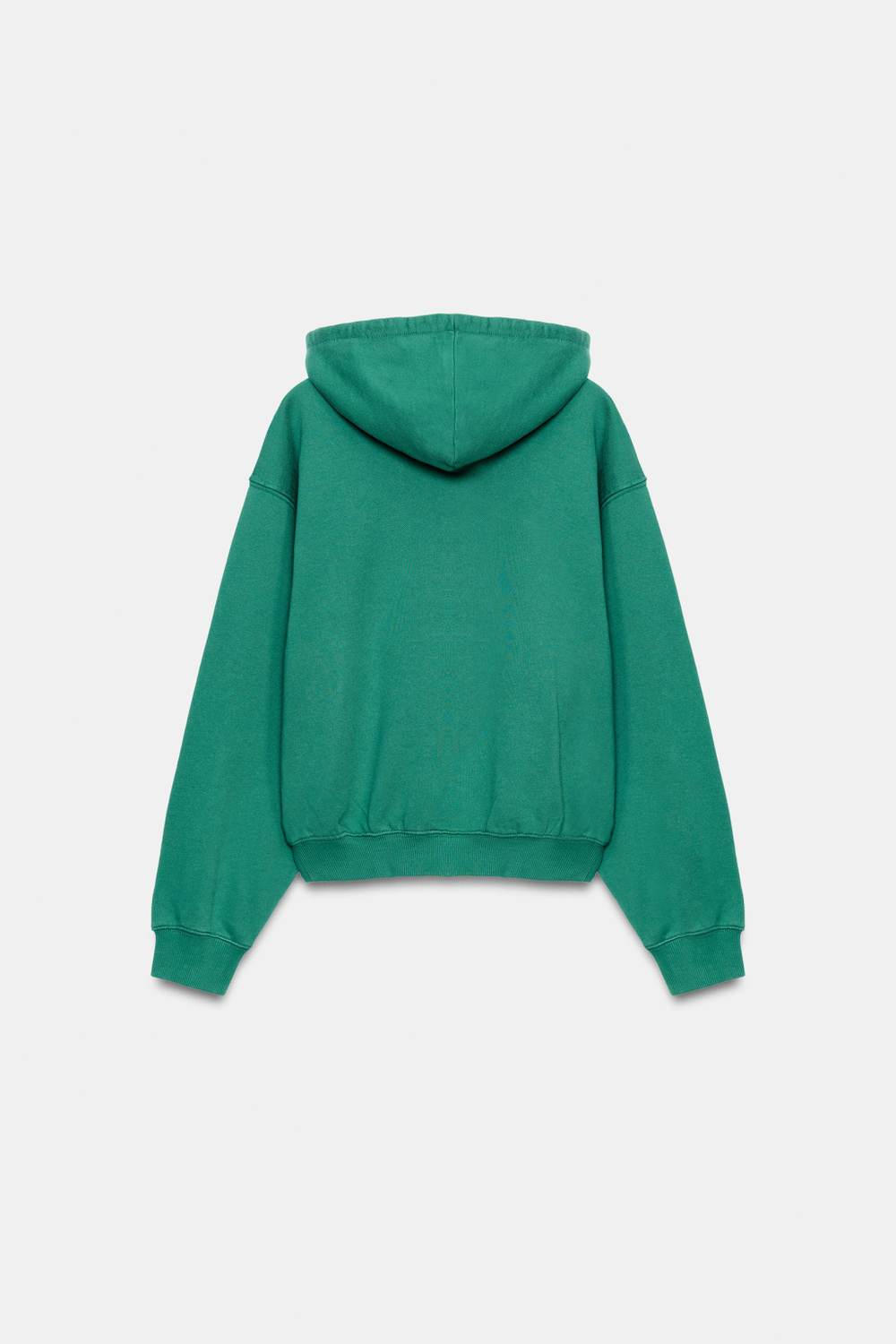 ТОЛСТОВКА С КОНТРАСТНЫМ КАПЮШОНОМ FRUIT OF THE LOOM™ — ZARA