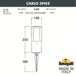 Грунтовый светильник Fumagalli CARLO DR1.572.000.LXU1L