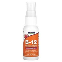 NOW Foods, B-12 Liposomal Spray 1000 mcg 59 ml | Vitamin B12 li liposomal sprey, 1000 mkg, 59 ml (2 suyuq unsiya)