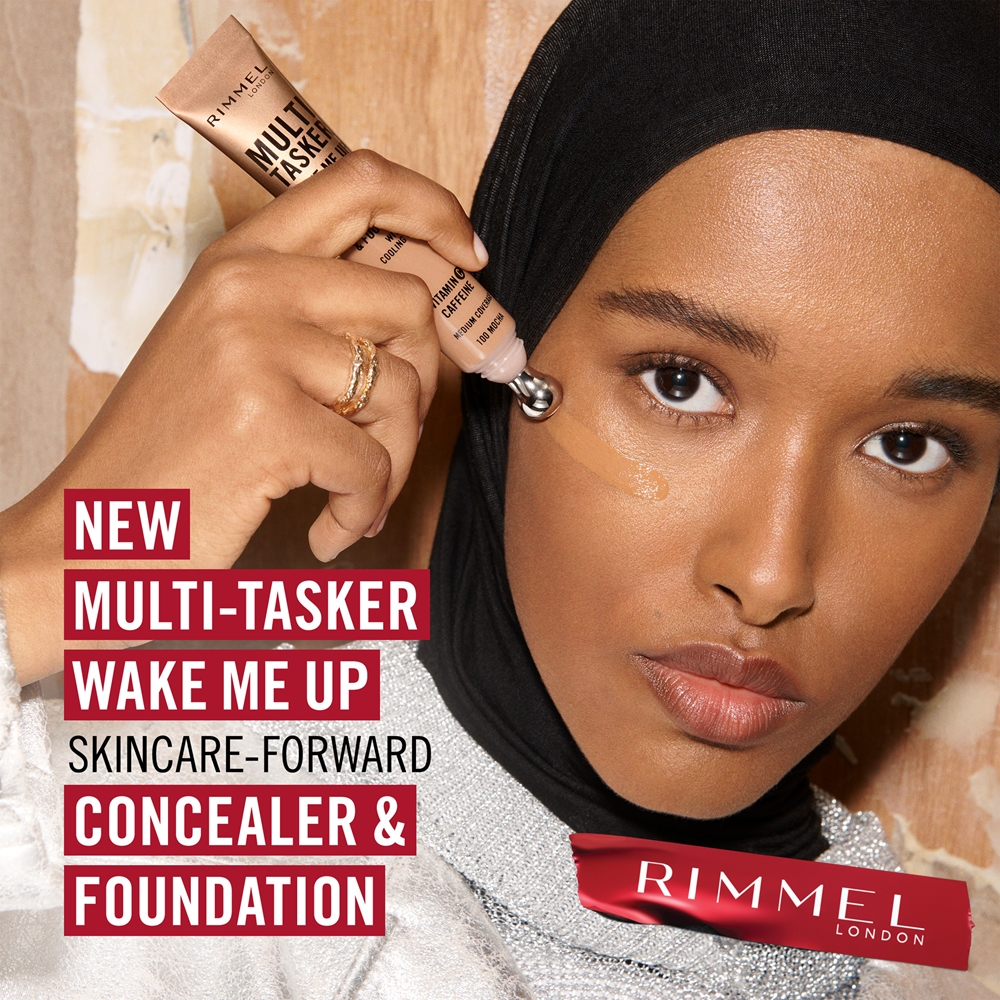 Rimmel Multi-Tasker Wake Me Up - Подклад и корректор с эффектом осветления оттенок 25 Rose Ivory, 20 ml