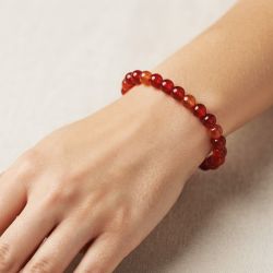 Браслет — сердолик (6мм)