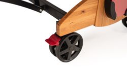 Теннисный стол складной для помещений "RASSON PREMIUM T03 Indoor" (274 х 152,5 х 76 см, натуральная вишня) с сеткой