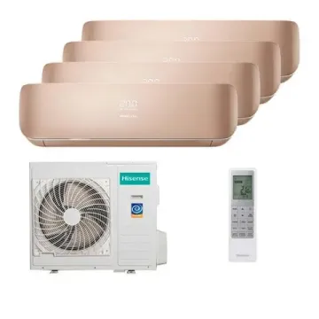 Мультисплит система на 4 комнаты Hisense AMS-09UW4RVETG00(C) x 4 / AMW4-27U4RJC