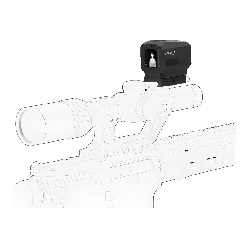 Тепловизионный коллиматор Vector Optics Owlset HEIM ES X-NANO XPD Mini (VEOT-RSS08) - установленный на прицел