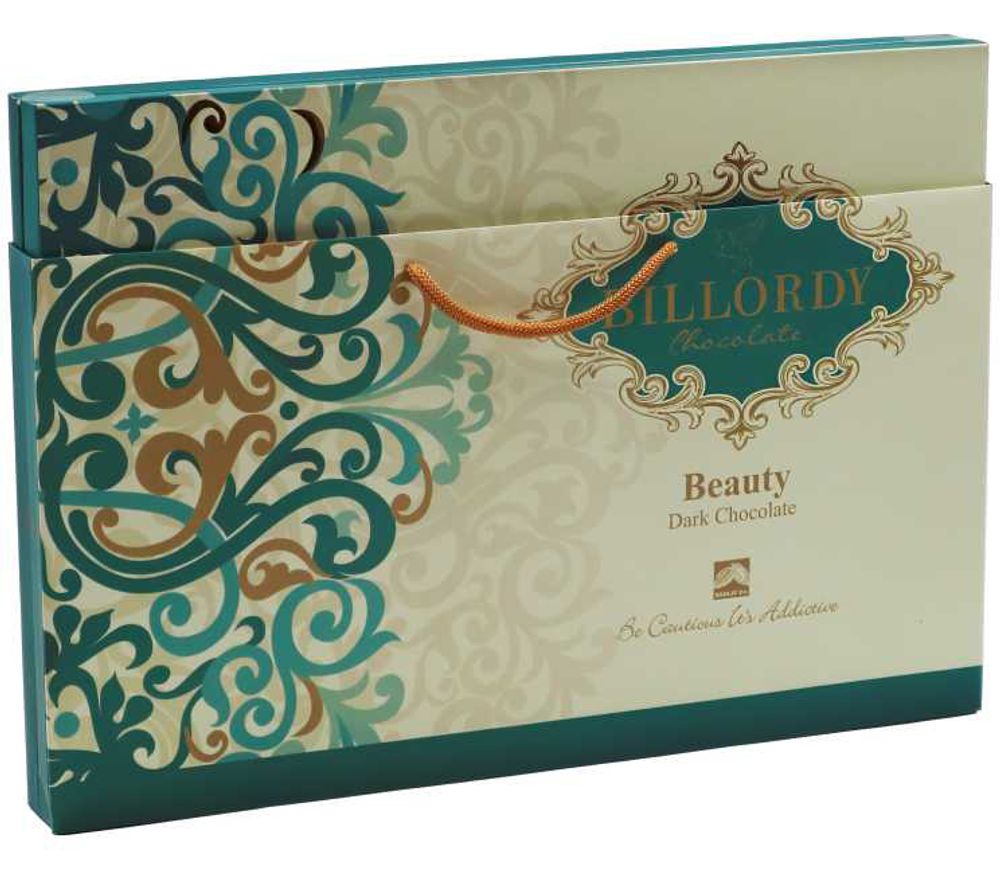 Конфеты из тёмного шоколада Billordy Beauty с ореховой начинкой 300г