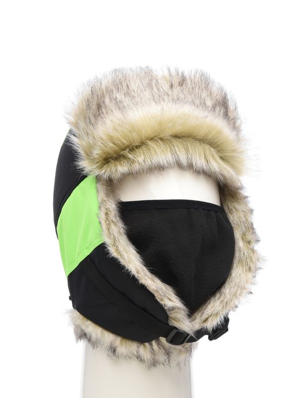 Шапка ушанка зимняя Elbrus ткань Hit Membrane цвет Черный