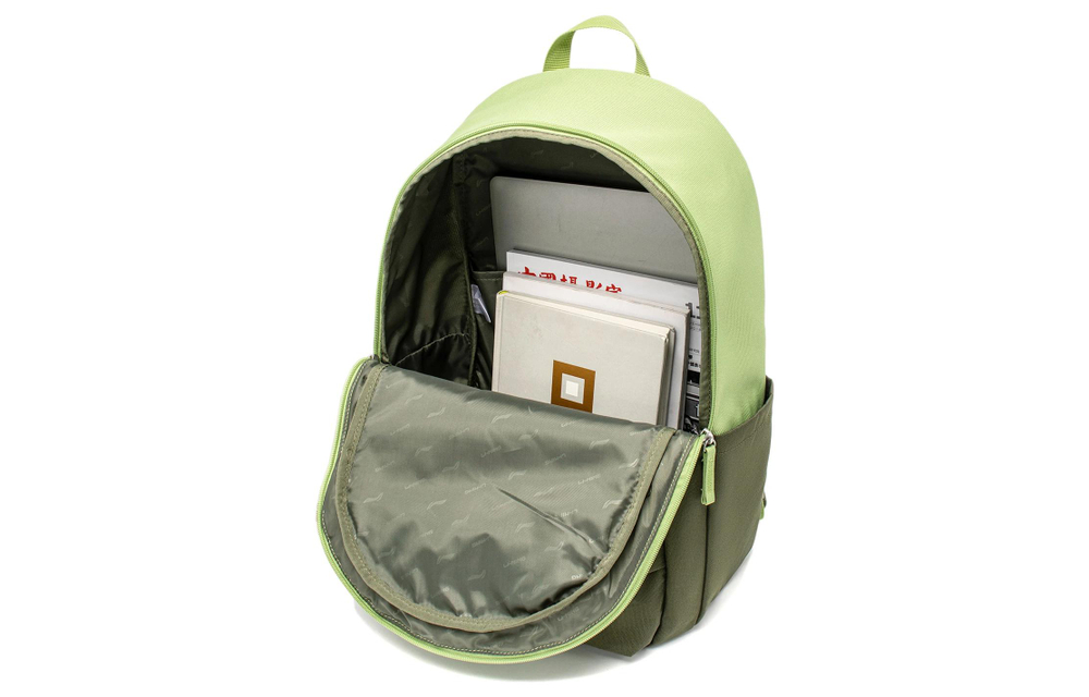 Li Ning Sports Life Collection Students Polyester Sports Backpack Regular Unisex Green
