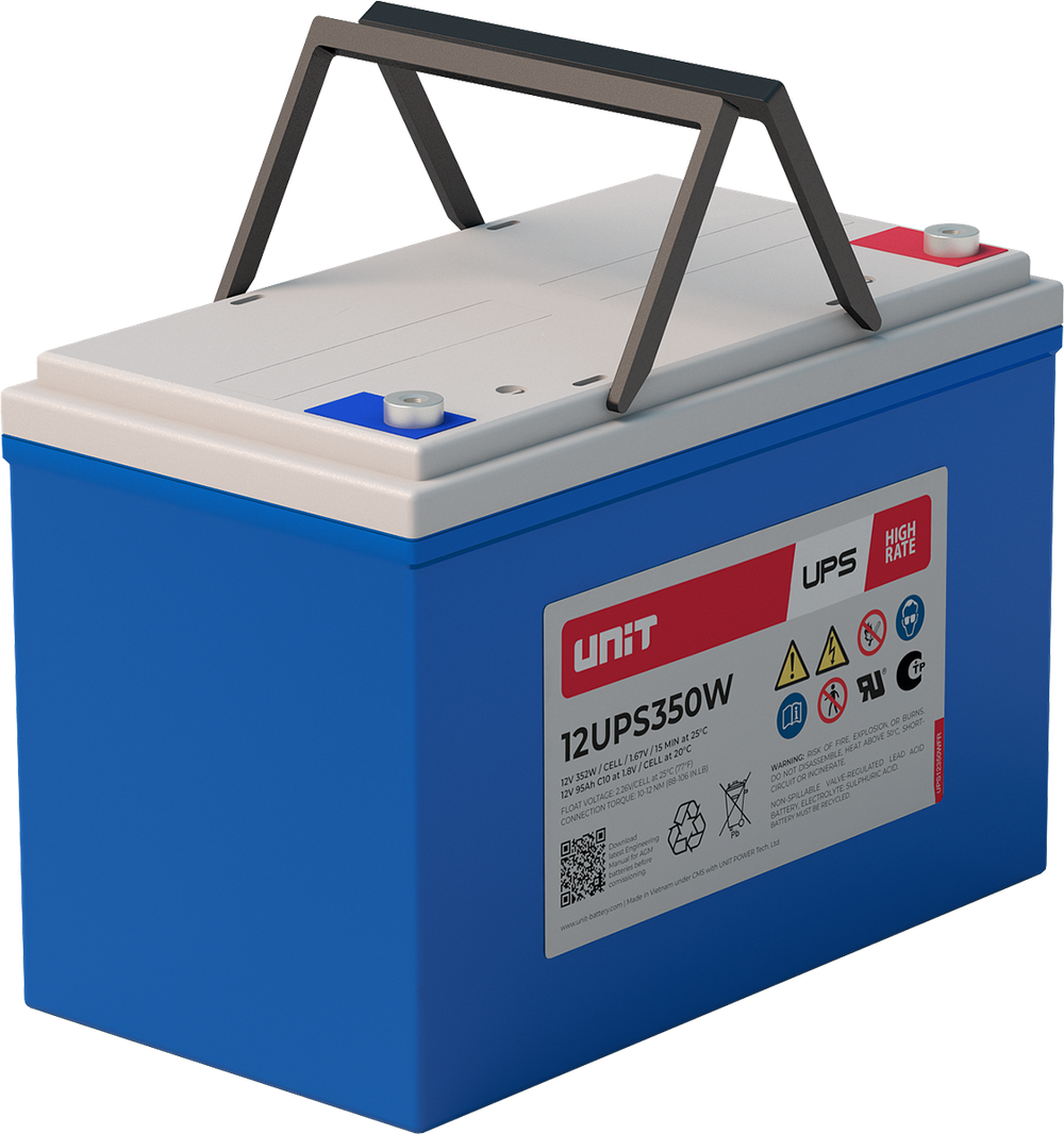 Аккумулятор UNIT 12UPS350W - AGM ( 12В / 95Ач )
