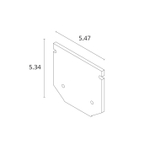 Заглушка для профиля EXPERT-ACCESSORIES A641005E