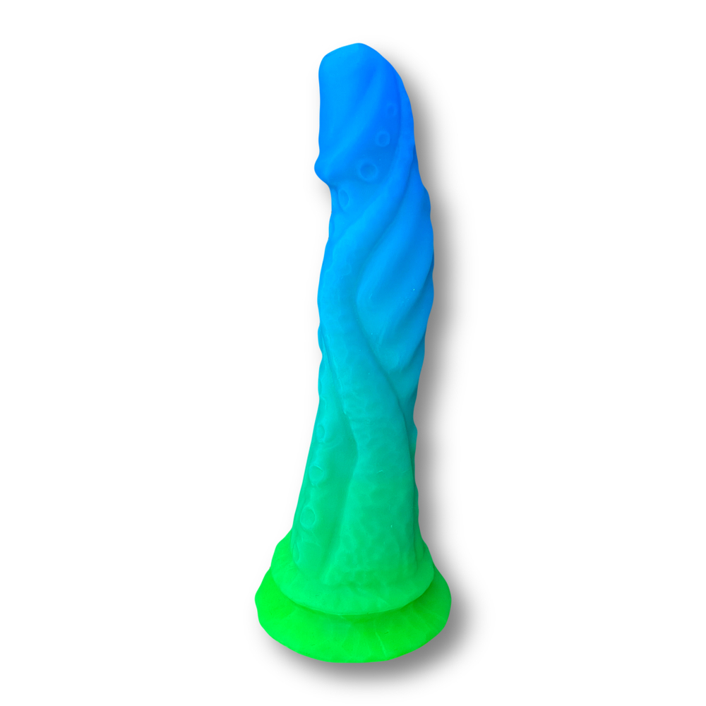 SEXPERIMENTS Mr.Alien Фаллоимитатор 22/4,5см сине-зеленый -- Alien02