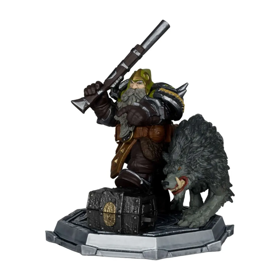 Фигурка McFarlane World Of Warcraft Posed Dwarf Hunter Beast Master/Marksman 15см