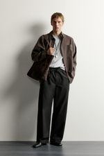 БРЮКИ RELAXED FIT С ПУГОВИЦАМИ — ZARA
