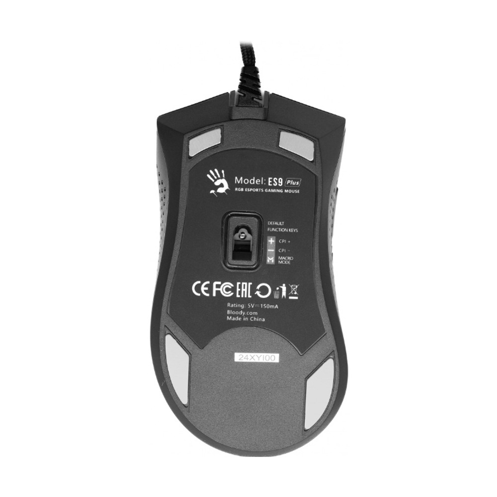 Мышь A4Tech Bloody ES9 Plus, черная, USB