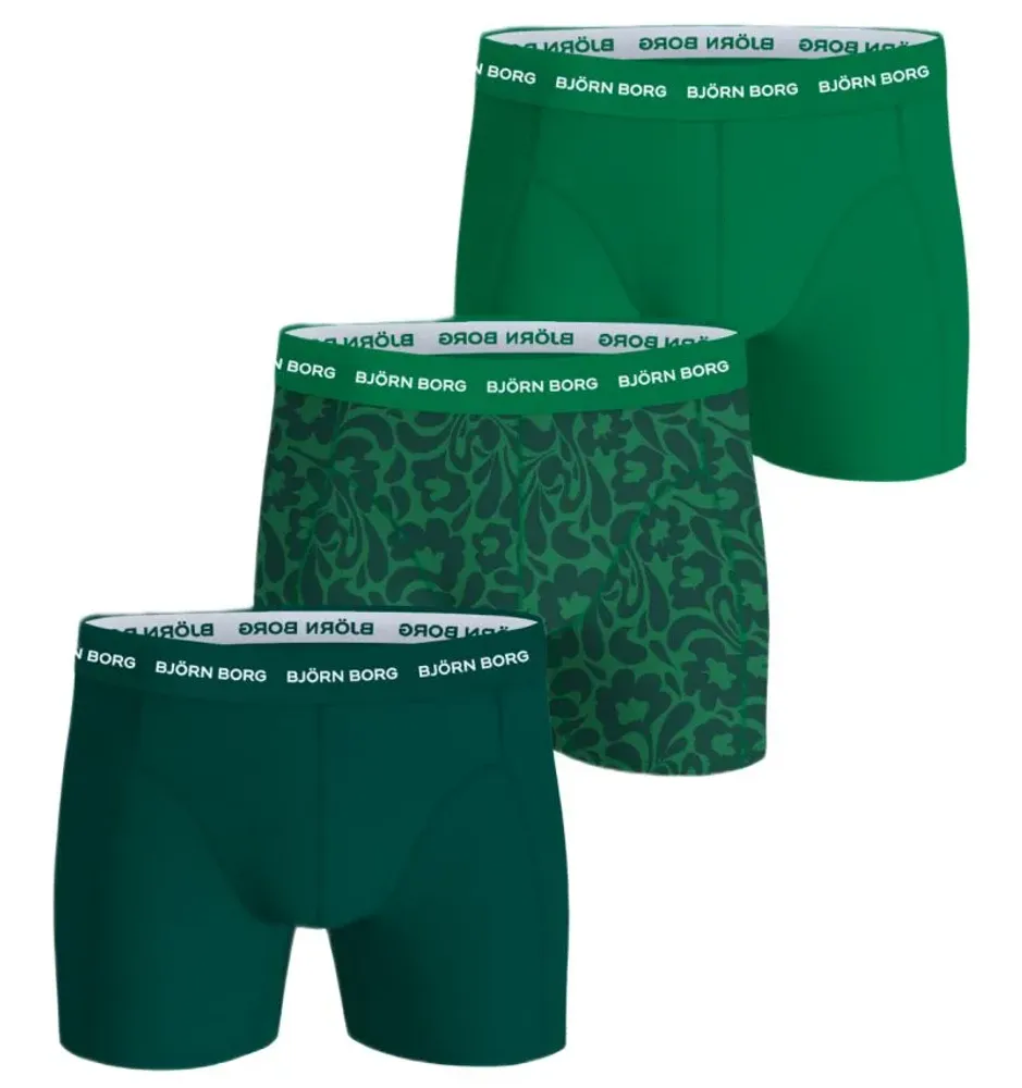 Мужские спортивные боксеры Björn Borg Cotton Stretch 3P - multicolor