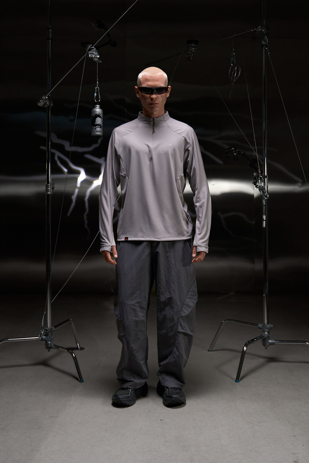 Лонгслив Blue Monte Half-Zip Training Long Sleeve "Chongsheng Ashes"