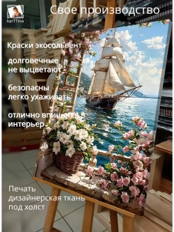 Картина Встреча с морем интерьерная 30х40см 1шт.
