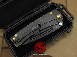 Нож Medford Knives Marauder-H Tanto - темная ркоять, темный клинок