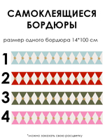 Стикер БОРДЮР для украшения стен, мебели, дверей