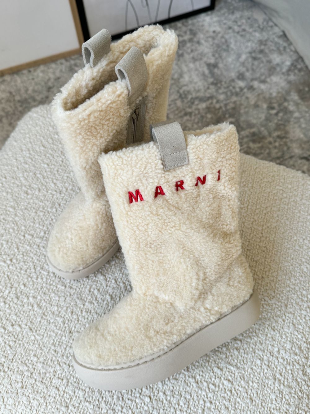 Новые сапоги из экомеха Marni, 31