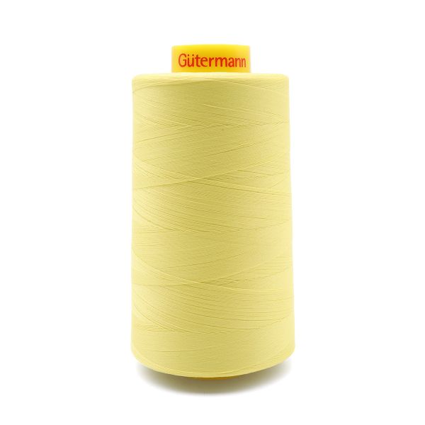 Нитка Gutermann Mara 120 (5000 метров), 1 боб., универсальная | 3897 светлый лимон