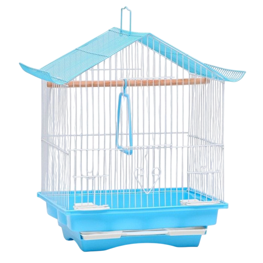 Клетка для птиц DaYang 30*23*39 см голубая A101