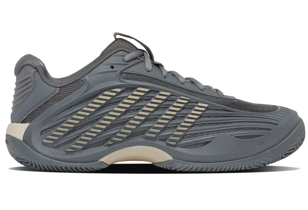 Теннисные кроссовки K-Swiss Hypercourt Express 3 Clay - whitecap gray/pale khaki/turbulence